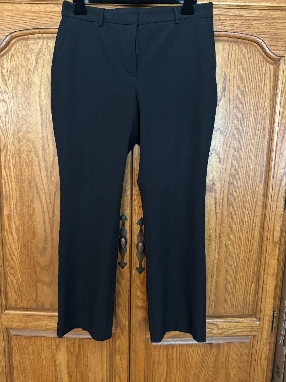 Express Black Straight-Leg Dress Pants